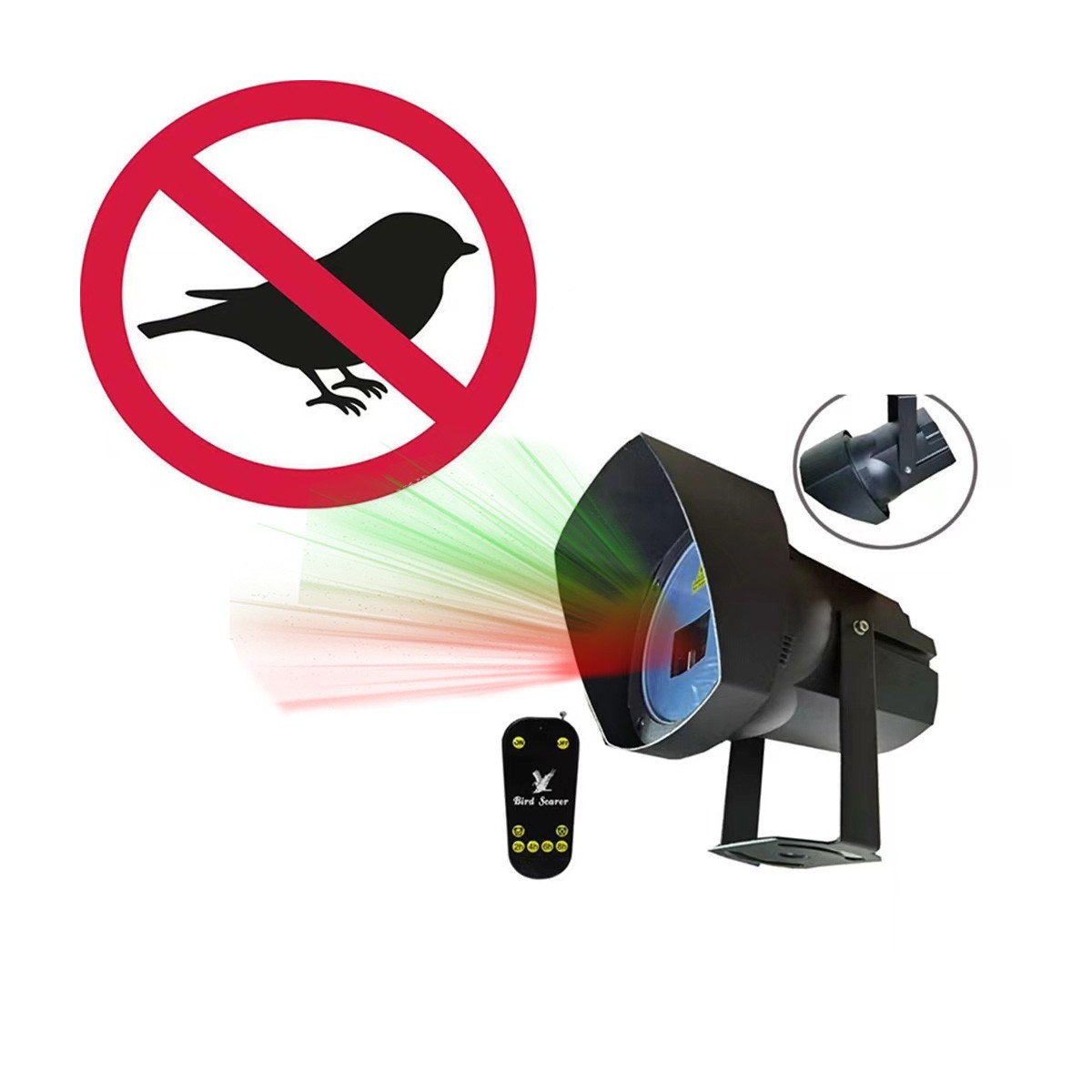 Repelente a Laser de Aves