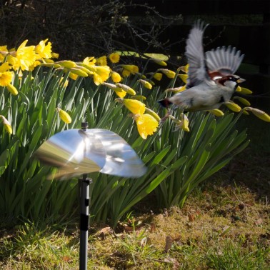 Cata-Ventos Espanta-Pássaros Proteção para o Seu Jardim