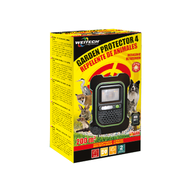 Garden Protector 4 com Flash | Repelente Ultrassónico de Animais