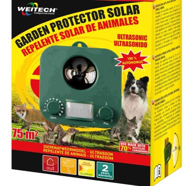 Garden Protector Solar -  Repelente de Gatos e Animais - Painel Solar
