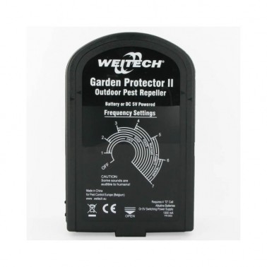 Repelente de Gatos e Animais Garden Protector 2 com Flash Vista Traseira