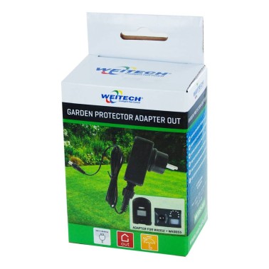 Embalagem do Adaptador de Corrente - Tomada para Exteriores - Repelentes Weitech