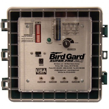 Unidade Central do Bird Gard Super Pro PA4 com Tampa Fechada